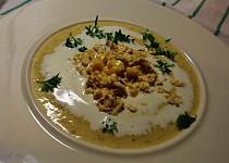 Kukuřičná polévka s cornies