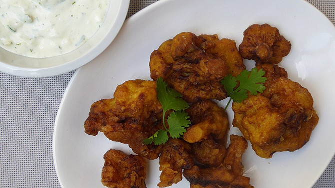 Květáková pakora, Květáková pakora