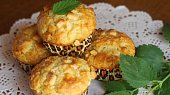 Likérové muffiny s bílou čokoládou