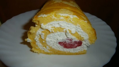Mandarinková roláda bez mouky