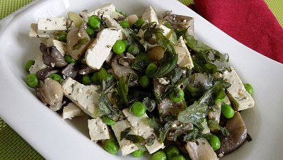 Tofu na hlívě