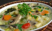 Zeleninovo-žampionová polévka