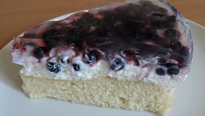Borůvkový dortík