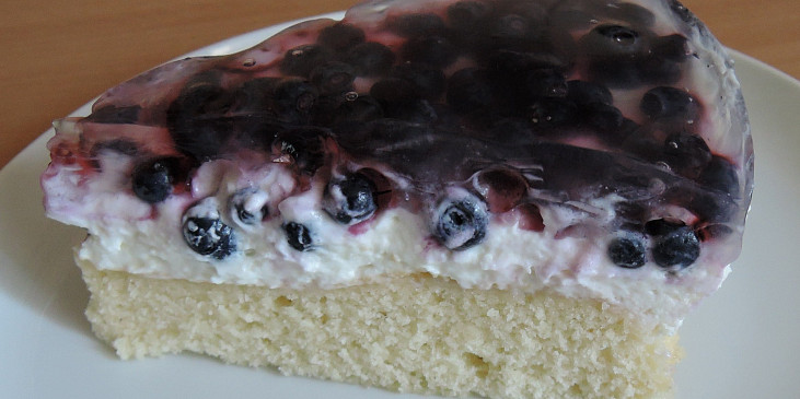 Borůvkový dortík