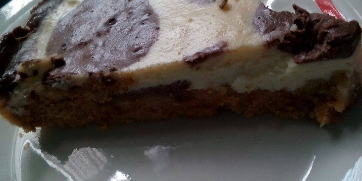 Cheesecake (Dělala jsem z tvarohů a kousek odlila a přidala…)