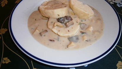 "Hříbkajda" (hříbková omáčka)