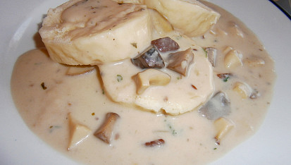 "Hříbkajda" (hříbková omáčka)