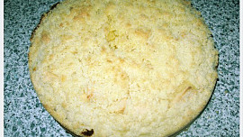 Jablečný koláč s drobenkou (bez vajec)