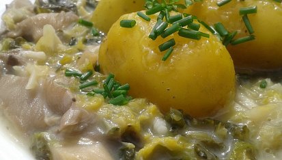 Kapusta na slanině s hlívou