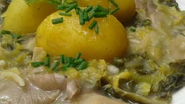 Kapusta na slanině s hlívou