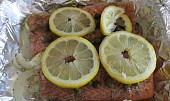 Lososové filety s kapary a citrónem, Příprava lososa s kapary a citrónem