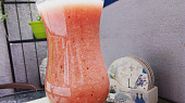 Melounové smoothie s banánem a vlákninou (Snidaně na nastartovani energie, porce skvělého osvěžení)