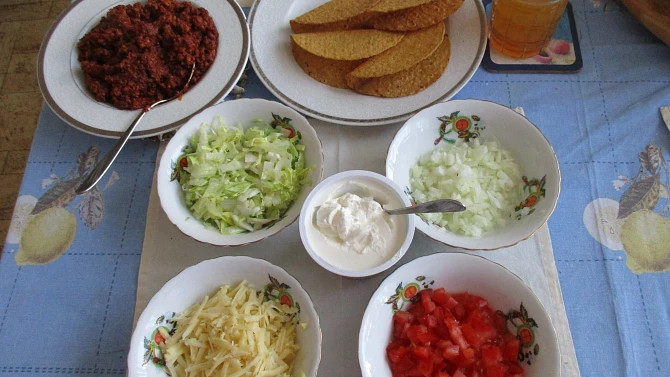 Mexické kukuřičné placky, Tacos