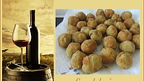 Olivy alla Ascolana - smažené olivy s  masovou směsí