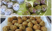 Olivy alla Ascolana - smažené olivy s  masovou směsí
