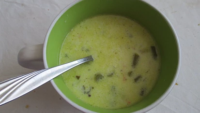 Smetanová chřestová polévka, Smetanová chřestová polévka