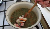 Smetanová chřestová polévka, Vaření chřestové polévky