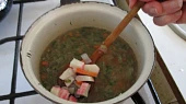 Smetanová chřestová polévka, Vaření chřestové polévky
