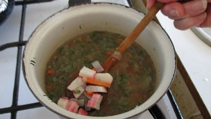 Smetanová chřestová polévka, Vaření chřestové polévky