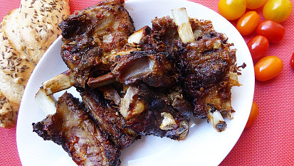 Žebírka pečená v troubě ve stylu BBQ, Žebírka pečená v troubě ve stylu BBQ