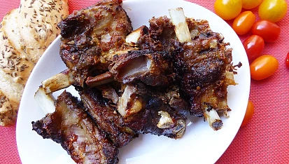 Žebírka pečená v troubě ve stylu BBQ, Žebírka pečená v troubě ve stylu BBQ