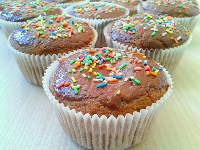 Čokoládové muffiny - hrníčkový recept, jednoducho mňamka :)