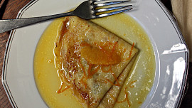 Flambované palačinky (Crêpes Suzette)