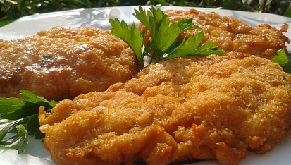 Mletý řízek se sýrem a cuketou "Holanďan"