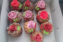 Narozeninové pařížské muffinky:)