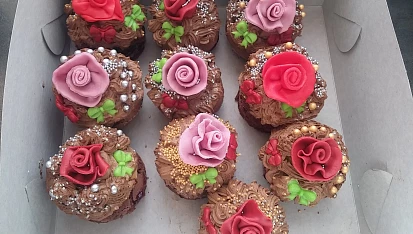 Narozeninové pařížské muffinky, Narozeninové pařížské muffinky:)