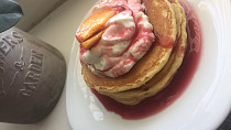 Typické 'American pancakes'
