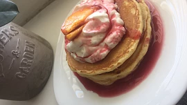 Typické 'American pancakes'