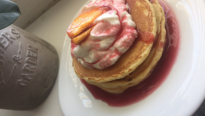 Typické 'American pancakes'