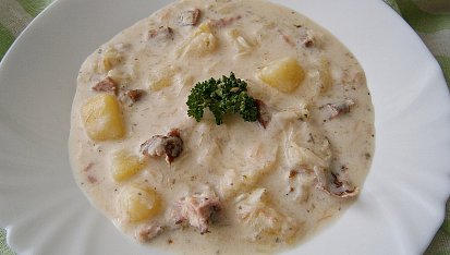 Zelňačka z uzeného vývaru a masa