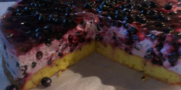 Borůvkový dortík 2