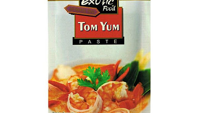 Polévka Tom Yum s plody moře