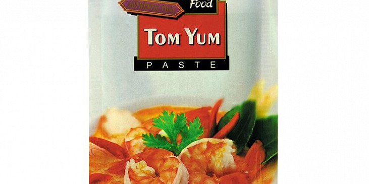 Polévka Tom Yum s plody moře