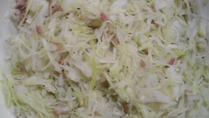 Zelný salát z červeného nebo bílého zelí, Zelný salát