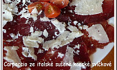 Carpaccio z italské sušené koňské svíčkové