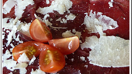 Carpaccio z italské sušené koňské svíčkové