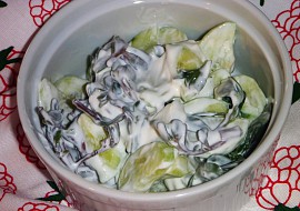 Okurkovo - šruchový salát
