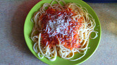 Špagety pomodoro