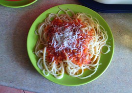 Špagety pomodoro