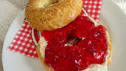Domácí bagel