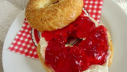 Domácí bagel