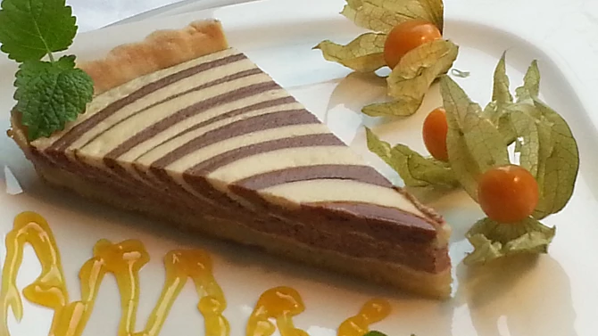 Linecký terč s čokoládo - citronovou příchutí