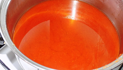 Rajčatová šťáva - polotovar