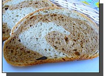 Dvojbarevný 1-2-3 chleba