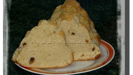 Kvásková vánočka (z formy)
