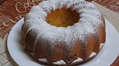 Tvarohová bábovka II., po upečení